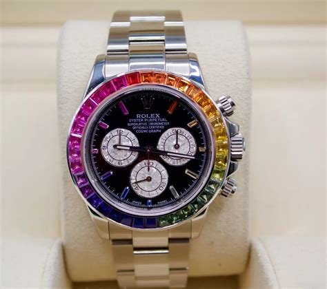 replica rainbow rolex|rolex with rainbow bezel.